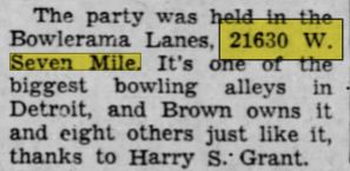 Bowlerama - Oct 03 1961 Article (newer photo)